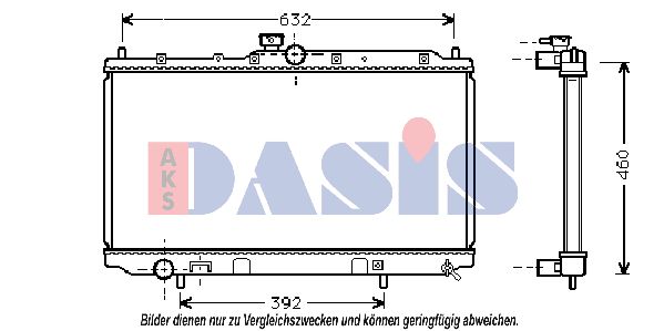 AKS DASIS Radiators, Motora dzesēšanas sistēma 140048N